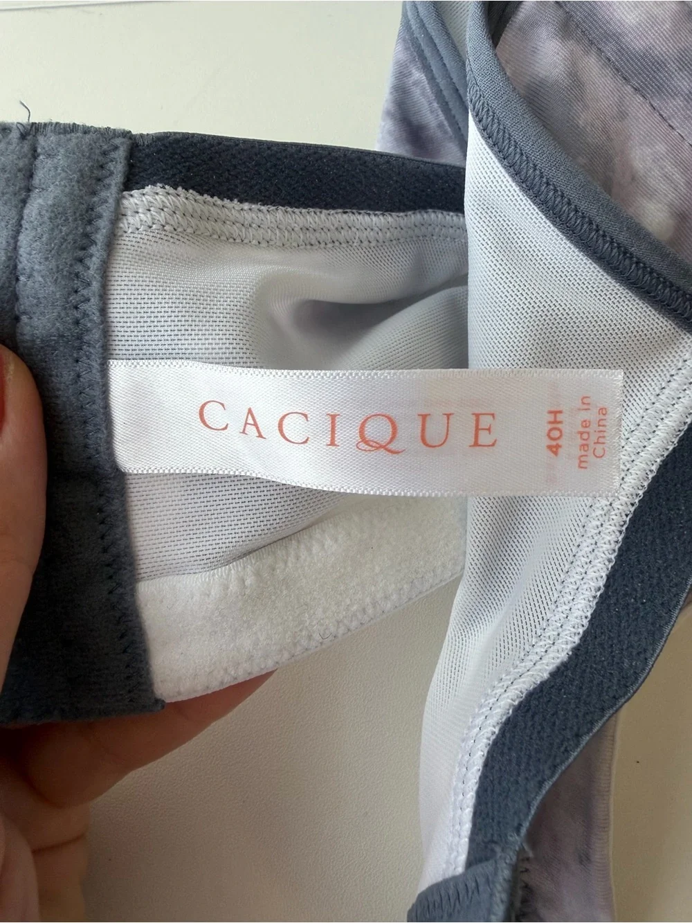 Cacique Lightly Lined Blaconette Bra Size 40H